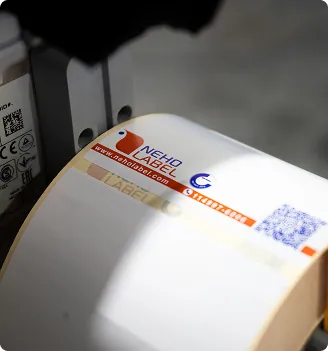 Rollos de etiquetas autoadhesivas Neholabel